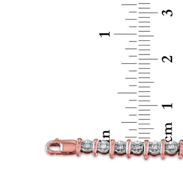 1/2 CTW Diamond 7-inch Tennis Bracelet in 10KT Rose Gold