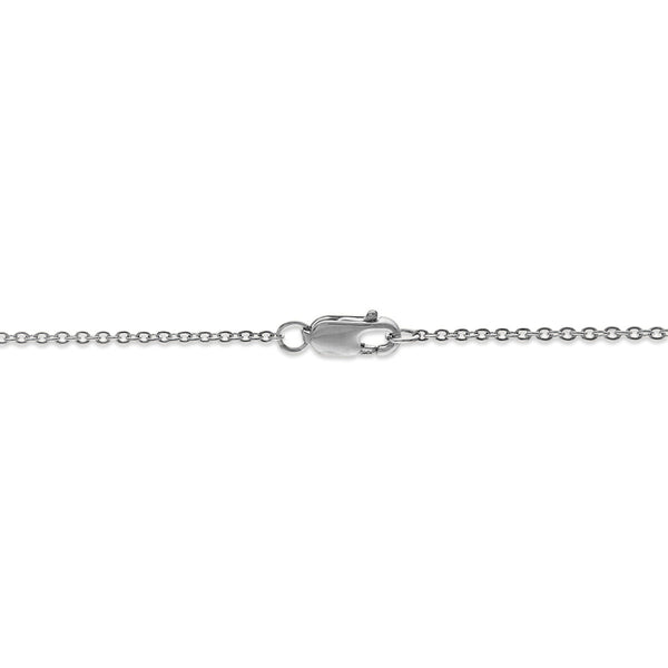 1/4 CTW Diamond Fashion Pear Shape 18-inch Necklace in 10KT White Gold