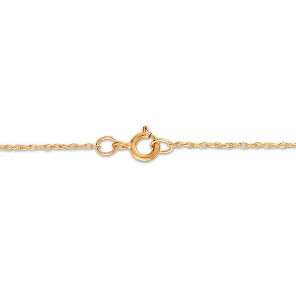 1/16 CTW Diamond Fashion Love 18-inch Necklace in 10KT Yellow Gold