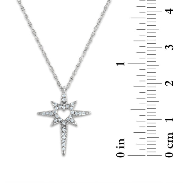 1/10 CTW Diamond 18-inch Pendant in 10KT White Gold