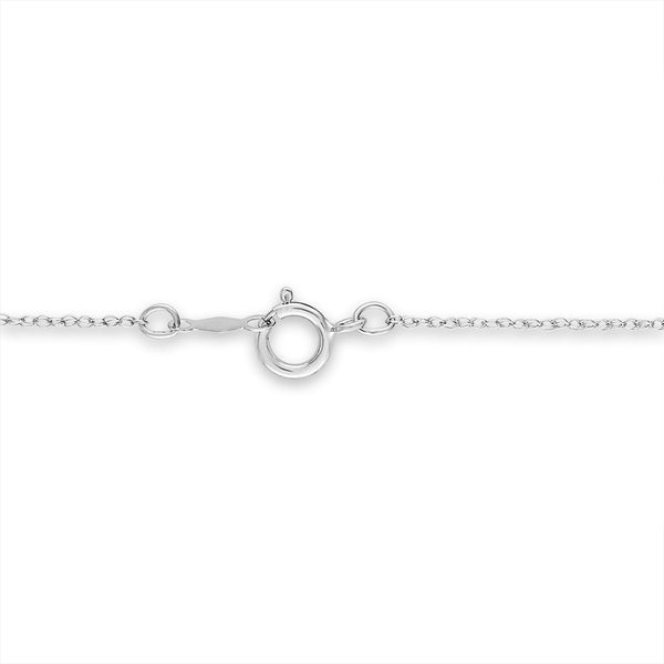 1/3 CTW Diamond Heart 18-inch Pendant in 10KT White Gold