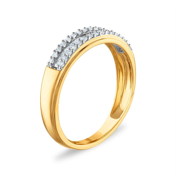 3/4 CTW Diamond Halo Bridal Set Ring in 10KT Yellow Gold