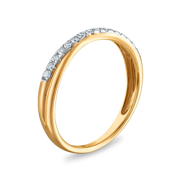 1/2 CTW Diamond Cluster Bridal Set Ring in 10KT Yellow Gold