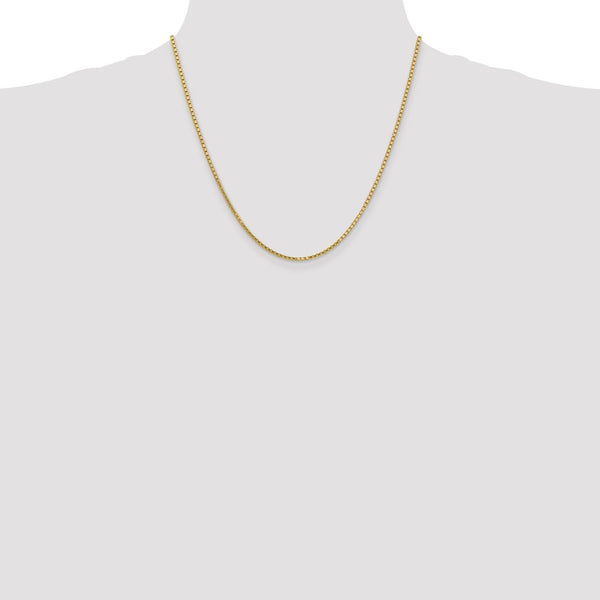 10KT Yellow Gold 20-inch 1.9MM Box Chain