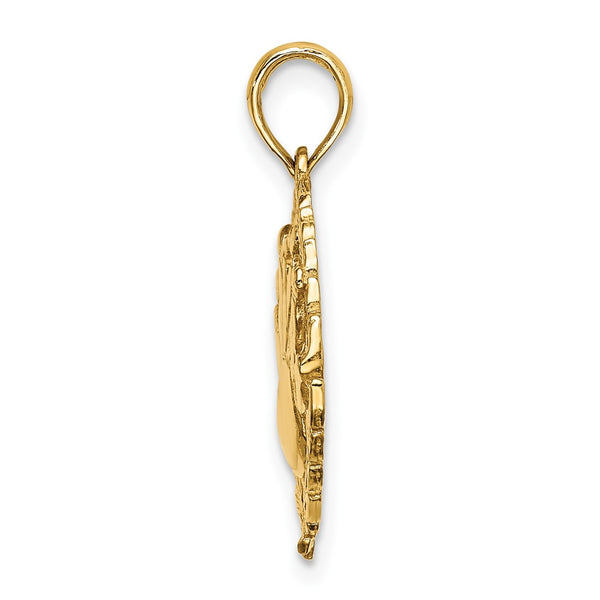 10KT Yellow Gold 18X70MM Bowling Charm