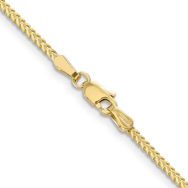 10KT Yellow Gold 20-inch 1.3MM Franco Chain