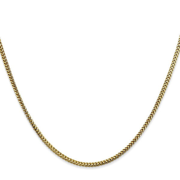 10KT Yellow Gold 16-inch 1.5MM Franco Chain