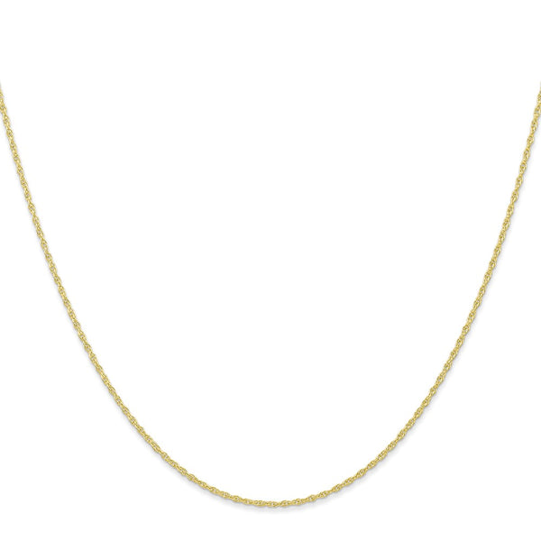 10KT Yellow Gold 20-inch 0.95MM Cable Rope Pendant Chain