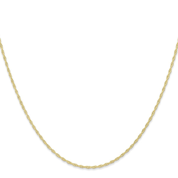 10KT Yellow Gold 16-inch 1.15MM Cable Rope Pendant Chain