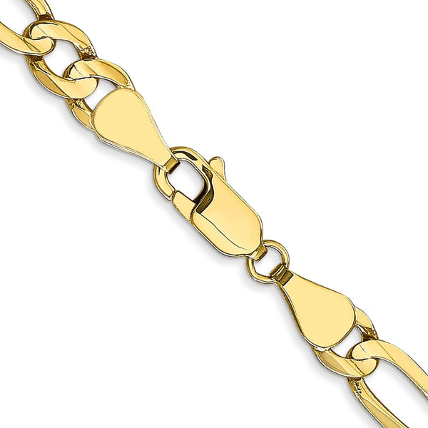 10KT Yellow Gold 22-inch 5.5MM Figaro Chain