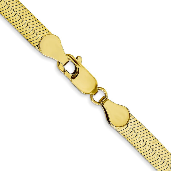 10KT Yellow Gold 16-inch 5MM Herringbone Chain