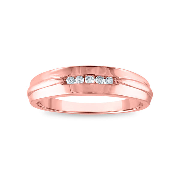 5/8 CTW Diamond Wedding Trio Set in 10KT Rose Gold