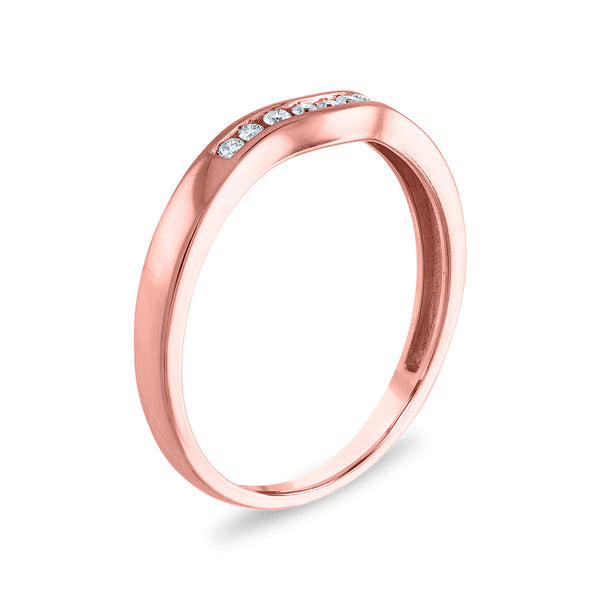 5/8 CTW Diamond Wedding Trio Set in 10KT Rose Gold