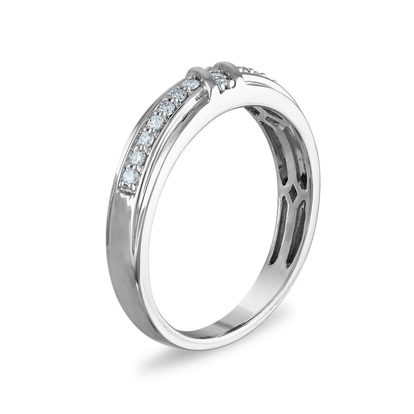 1 CTW Diamond Halo Wedding Trio Set in 10KT White Gold