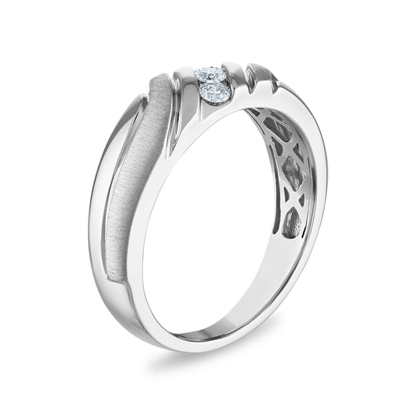 1/5 CTW Diamond Wedding Ring in 10KT White Gold