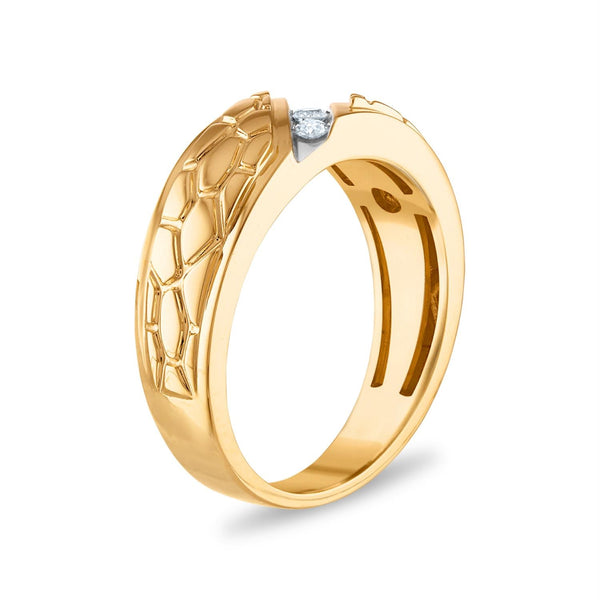 1/8 CTW Diamond Ring in 10KT Yellow Gold