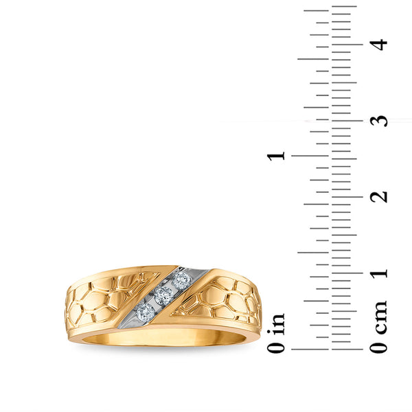 1/8 CTW Diamond Ring in 10KT Yellow Gold