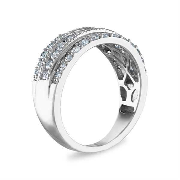 1 CTW Diamond Fashion Ring in 10KT White Gold