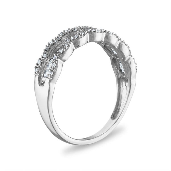 1/4 CTW Diamond Anniversary Ring in 10KT White Gold