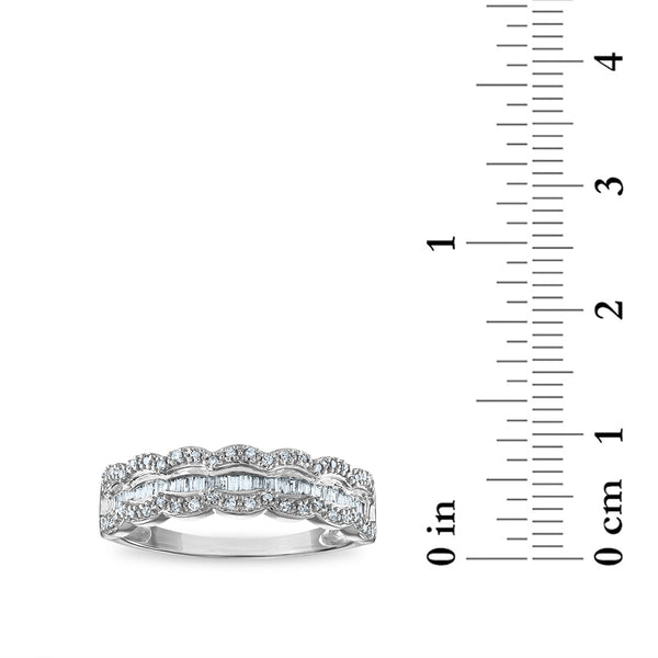 1/4 CTW Diamond Anniversary Ring in 10KT White Gold