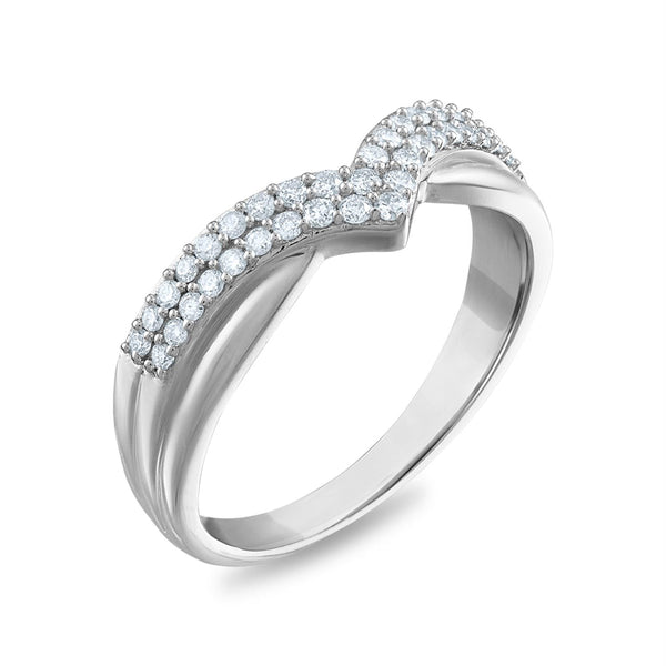 1/3 CTW Diamond Ring in 10KT White Gold