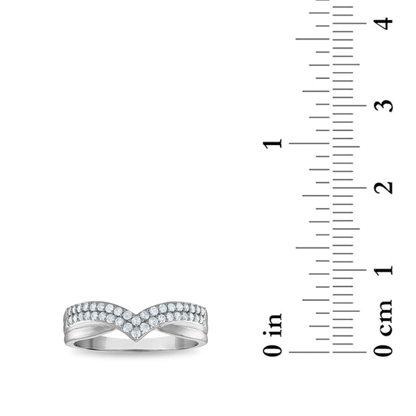 1/3 CTW Diamond Ring in 10KT White Gold