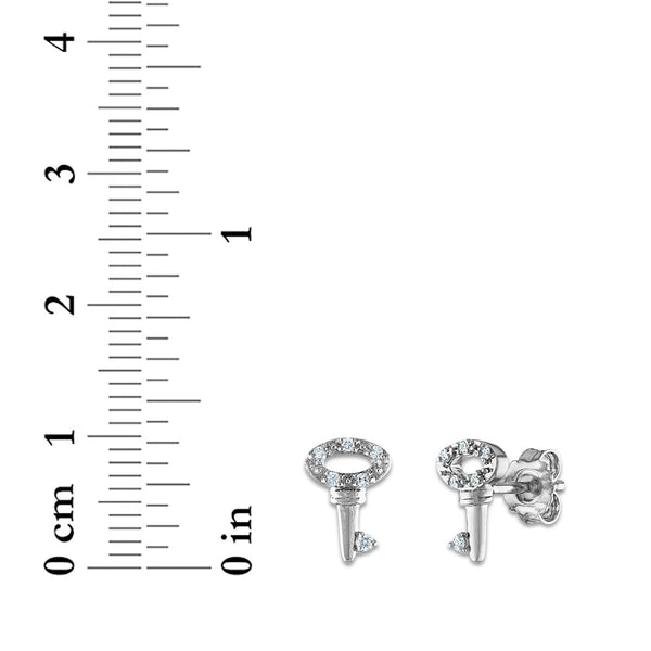 1/4 CTW Diamond 3-Pair Stud Earrings in Sterling Silver