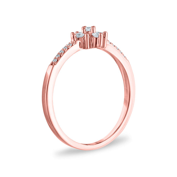 1/4 CTW Diamond Ring in 10KT Rose Gold