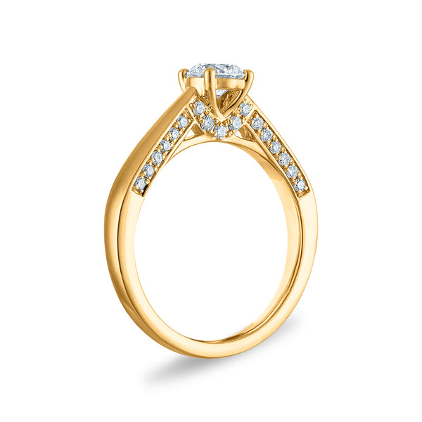 EcoLove 3/4 CTW Lab Grown Diamond Engagement Ring in 14KT Gold