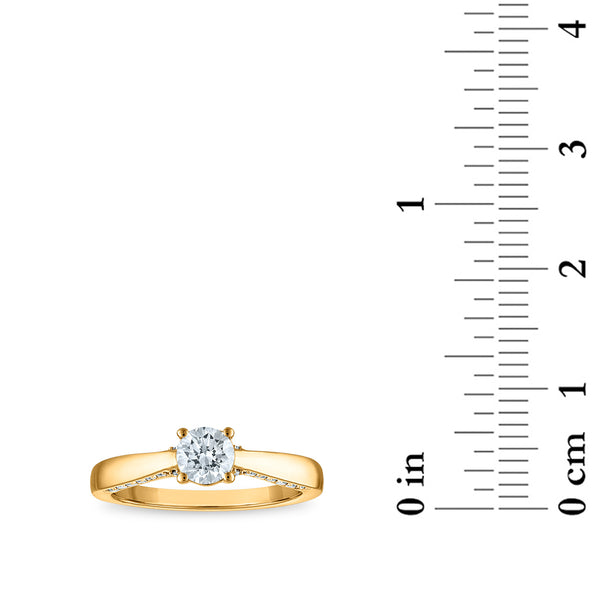 EcoLove 3/4 CTW Lab Grown Diamond Engagement Ring in 14KT Gold