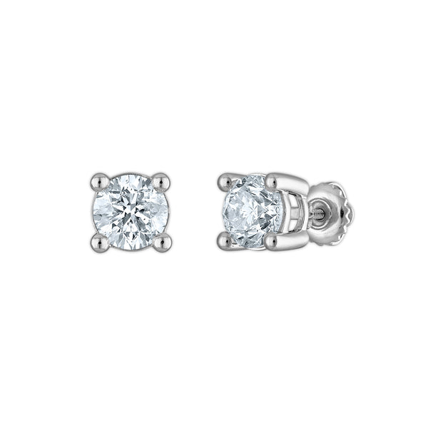 EcoLove 2 CTW Lab Grown Diamond Stud Earrings in 10KT Gold