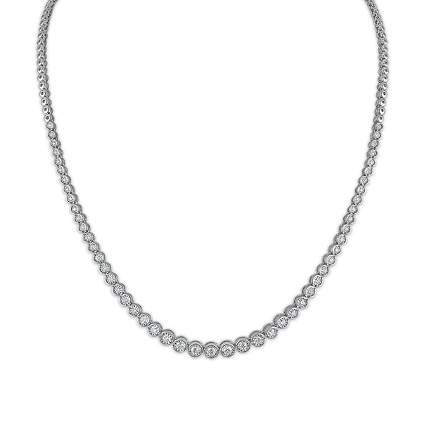 EcoLove 1-1/2 CTW Lab Grown Diamond Tennis Necklace in Sterling Silver