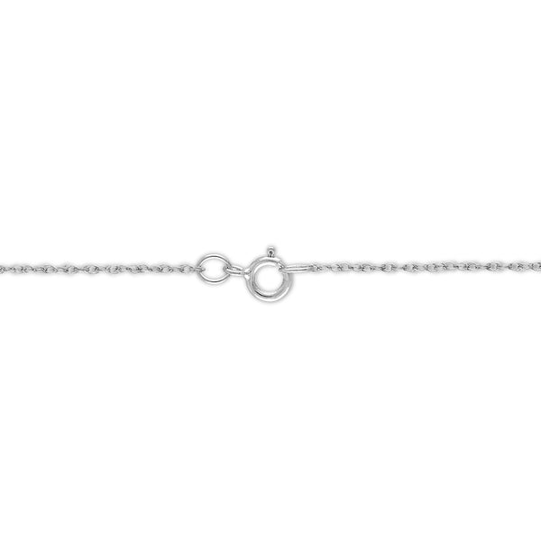 EcoLove 1/2 CTW Lab Grown Diamond Cluster 18-inch Pendant in 14KT White Gold