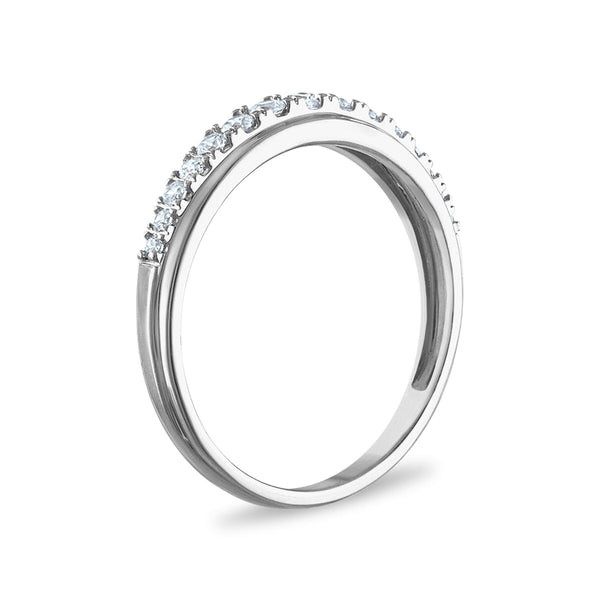 EcoLove 1-1/2 CTW Lab Grown Diamond Halo Wedding Trio Set in 10KT White Gold