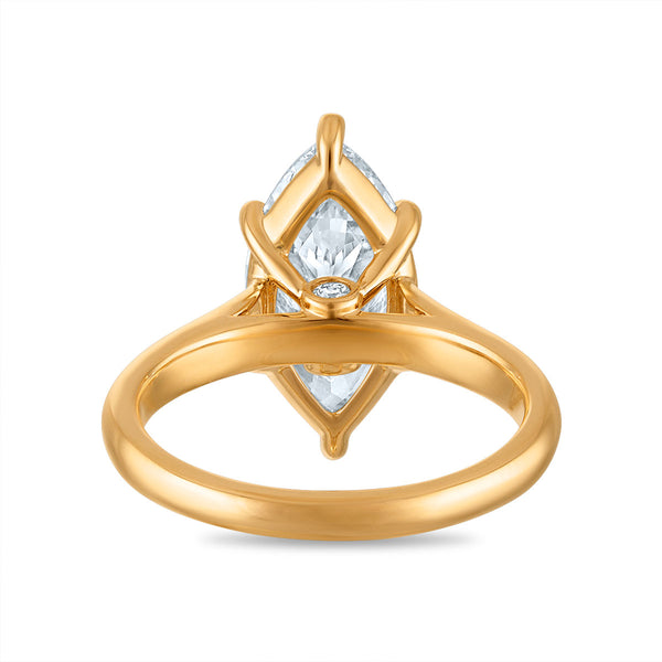 Red Hot Deal 3-1/2 CTW Marquise Lab Grown Diamond Solitaire Ring in 14KT Gold