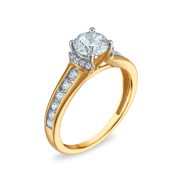 Red Hot Deal 1-1/2 CTW Lab Grown Diamond Ring in 10KT Gold