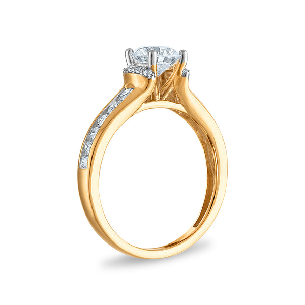 Red Hot Deal 1-1/2 CTW Lab Grown Diamond Ring in 10KT Gold