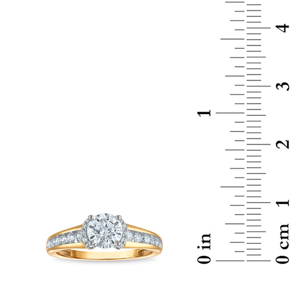 Red Hot Deal 1-1/2 CTW Lab Grown Diamond Ring in 10KT Gold