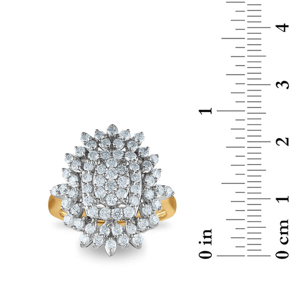 Red Hot Deal 1/2 CTW Diamond Ring in 10KT Yellow Gold