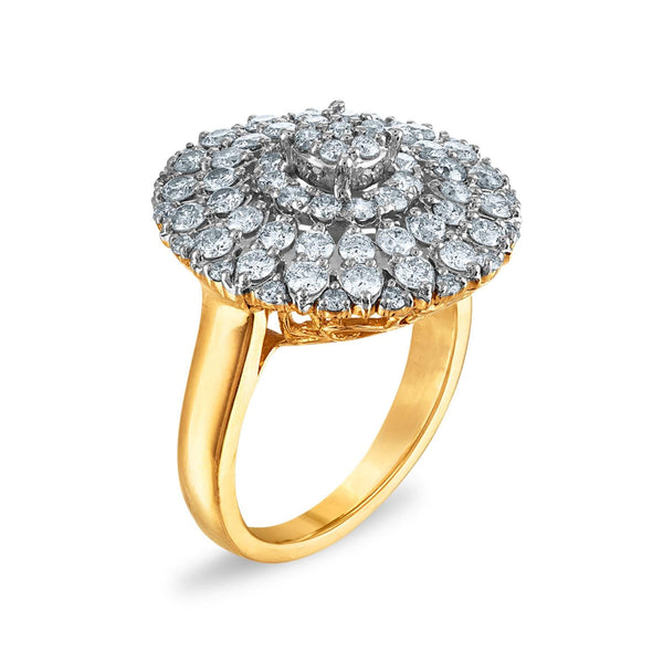 Red Hot Deal 1-3/4 CTW Diamond Ring in 10KT Yellow Gold