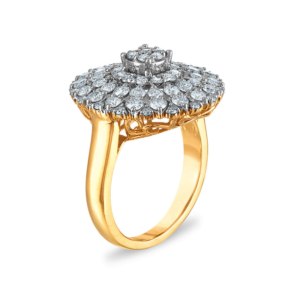 Red Hot Deal 1-3/4 CTW Diamond Ring in 10KT Yellow Gold