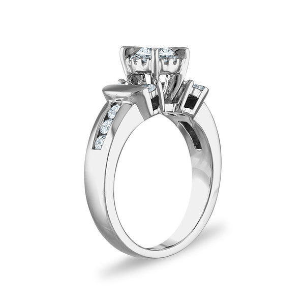 Signature Diamond Dreams 1 CTW Diamond Engagement Ring in 14KT White Gold