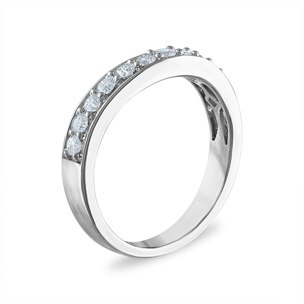 Signature 2 CTW Diamond Halo Bridal Set Ring in 14KT White Gold