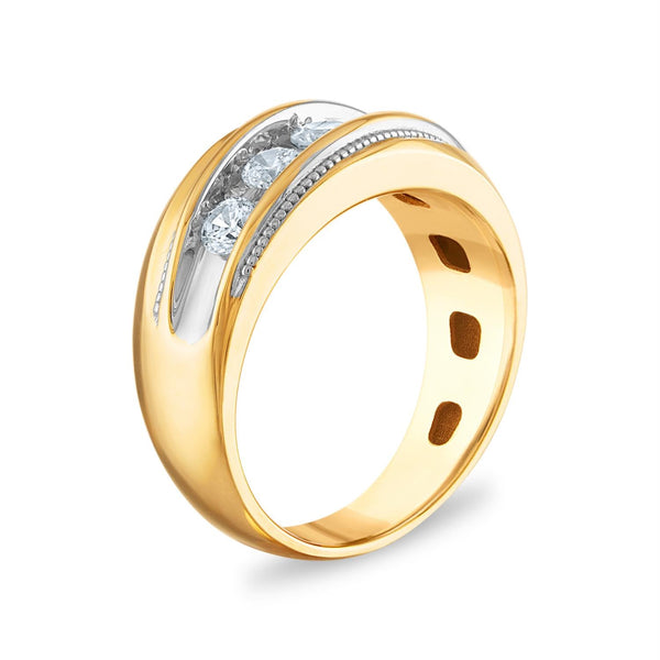 Signature 1 CTW Diamond Wedding Ring in 14KT Yellow Gold