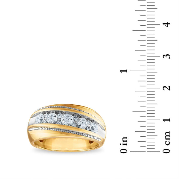 Signature 1 CTW Diamond Wedding Ring in 14KT Yellow Gold