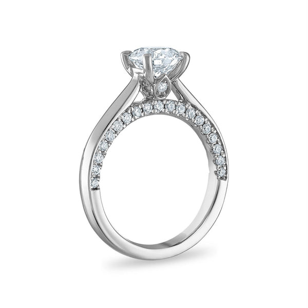 Signature EcoLove 2 CTW Lab Grown Diamond Solitaire Engagement Ring in 14KT White Gold