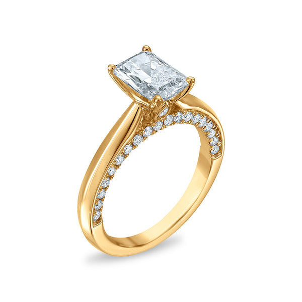 Signature EcoLove 2 CTW Lab Grown Diamond Solitaire Engagement Ring in 14KT Gold