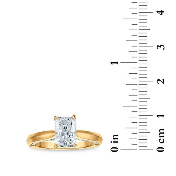 Signature EcoLove 2 CTW Lab Grown Diamond Solitaire Engagement Ring in 14KT Gold