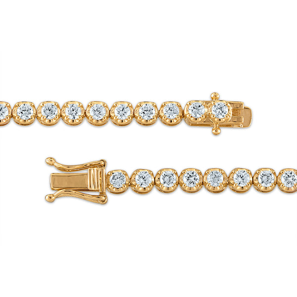 Signature EcoLove 6 CTW Diamond Tennis 7.25-inch Bracelet in 14KT Yellow Gold