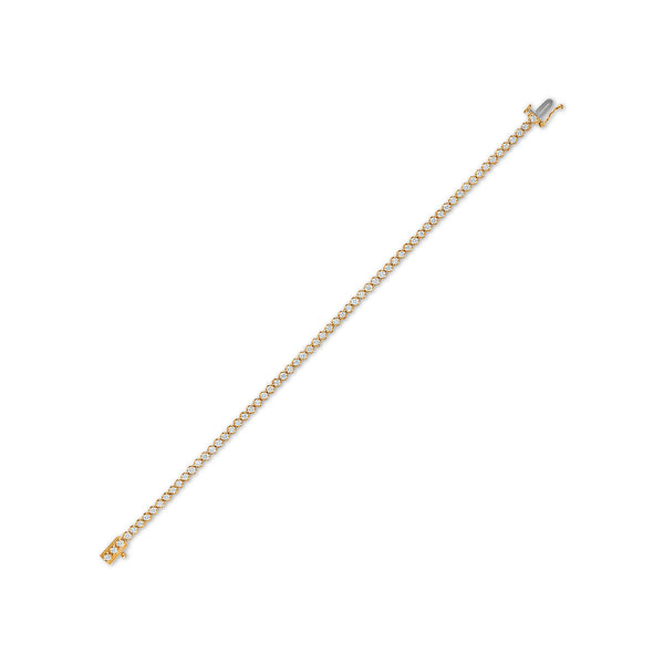 Signature EcoLove 2 CTW Lab Grown Diamond 7-inch Tennis Bracelet in 14KT Yellow Gold